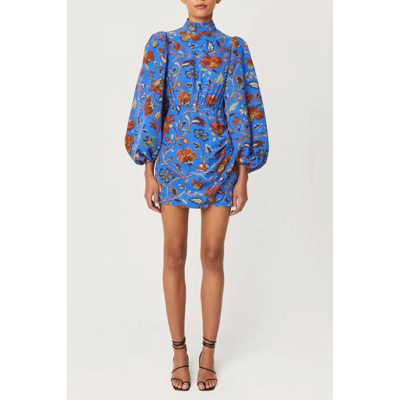 NEW RHODE luke dress in royal vichy grande - Picture 2 of 4